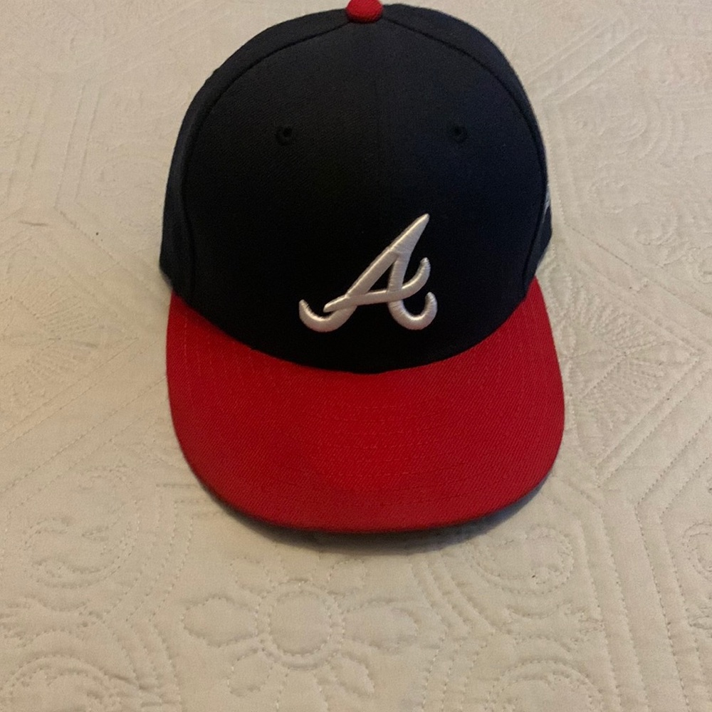 Atlanta braves fitted hat